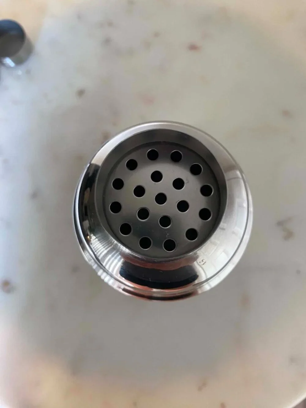Stainless Steel Cocktail Drink Shaker 24 Oz, Round Top.